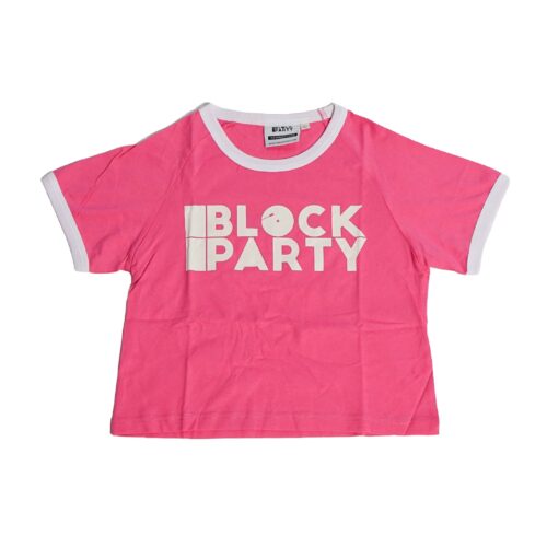 BlockParty Crop Top - Pink