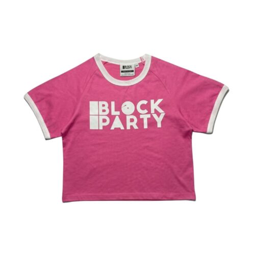 BlockParty Crop Top - Pink