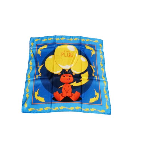 The Plug Silk Scarf (Blue)