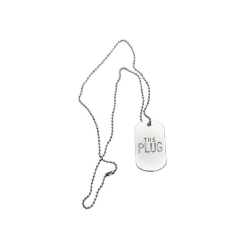 The Plug Silver Dog Tag